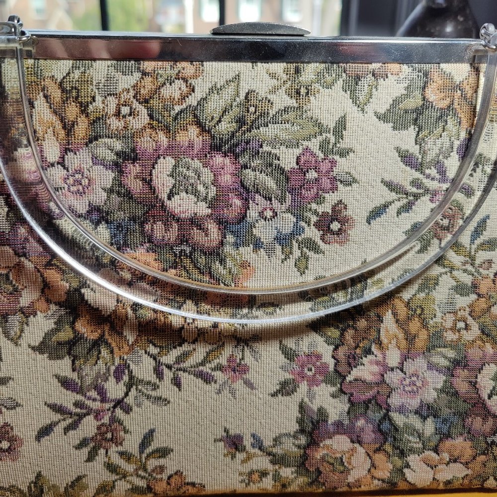 Vintage reversible cover purse